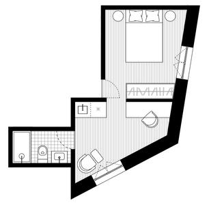 Unit Residence Lisboa Omega Room Plan