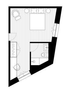 Unit Residence Lisboa Alpha Room Plan