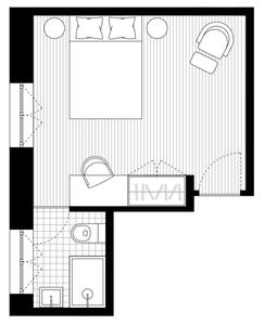 Unit Residence Lisboa Beta Room Plan